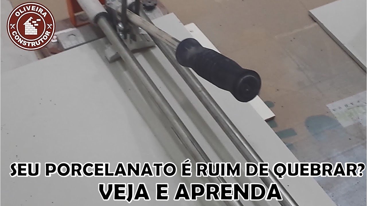 Como cortar porcelanato duro em riscadeira sem quebrar