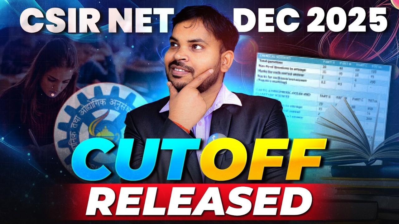 CSIR NET Chemistry Cut Off Dec 2025 Released | CSIR NET Cut Off Dec 2025 | IFAS