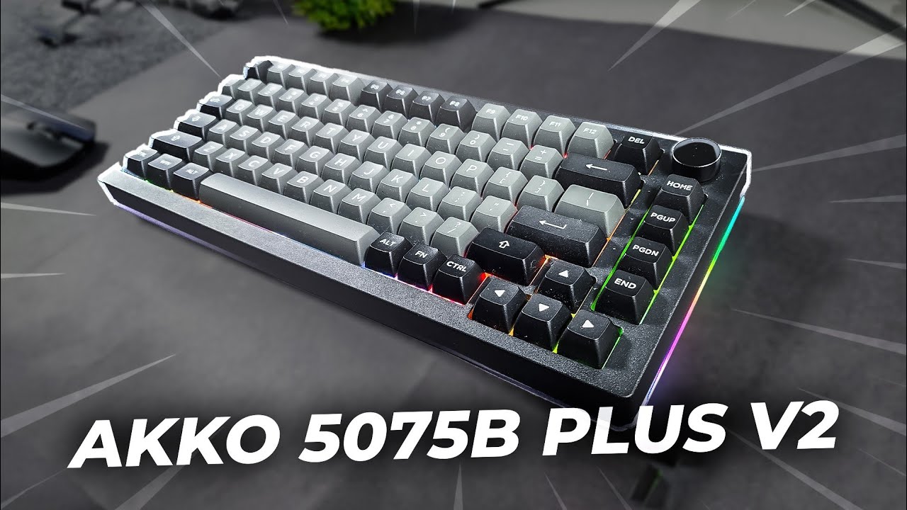 ESSE AINDA É O MELHOR Teclado 75% do Aliexpress! - Akko 5075B Plus V2