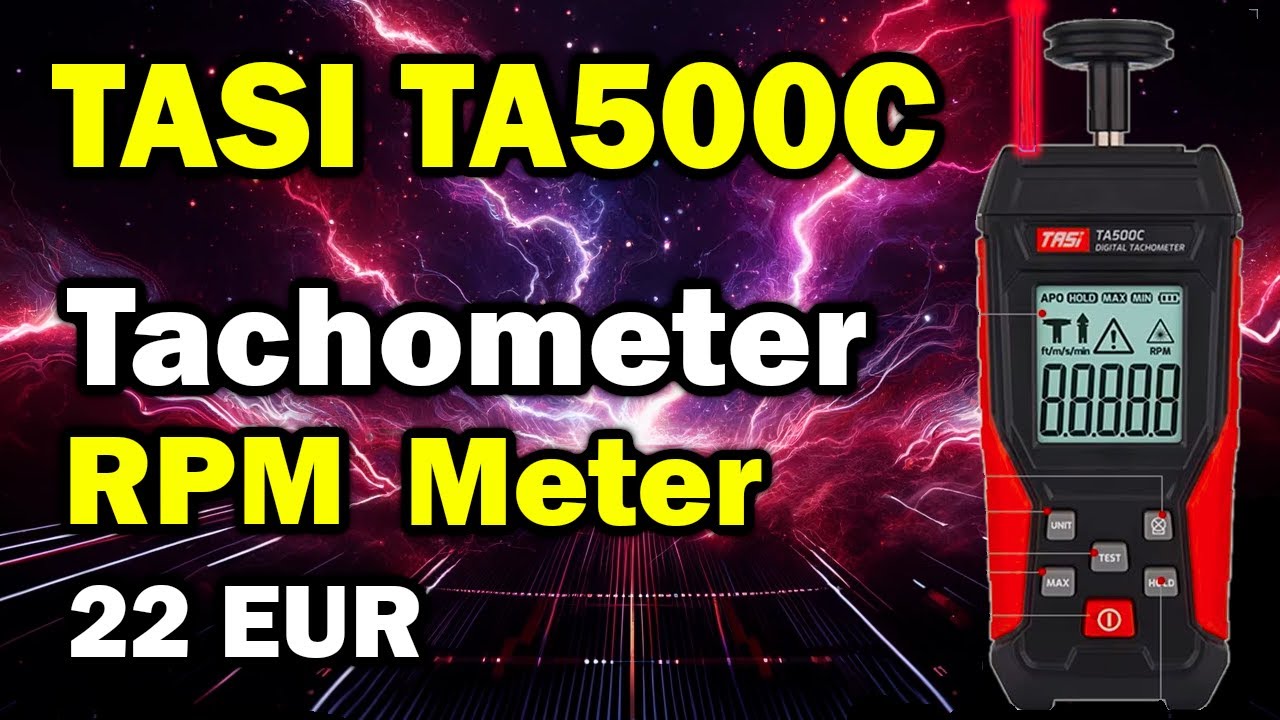 🔥 Cheap RPM Tacho-Meter |  Laser & Contact |  TASI TA500 |  Full Test 🔥