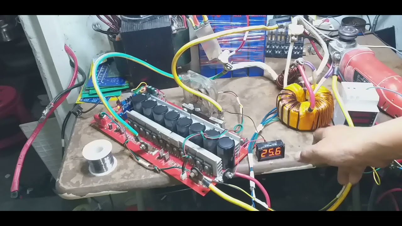 #inverter 24v system  pure sine wave using toroidal transformer from old konzert amplifier