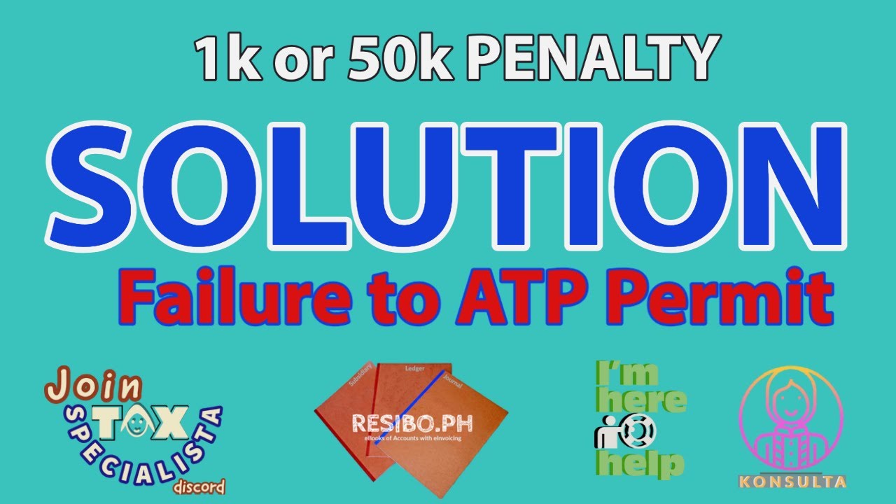 Solution failure to atp permit renew official receipts sales invoices RR 18-2012 RMC 12-2013
