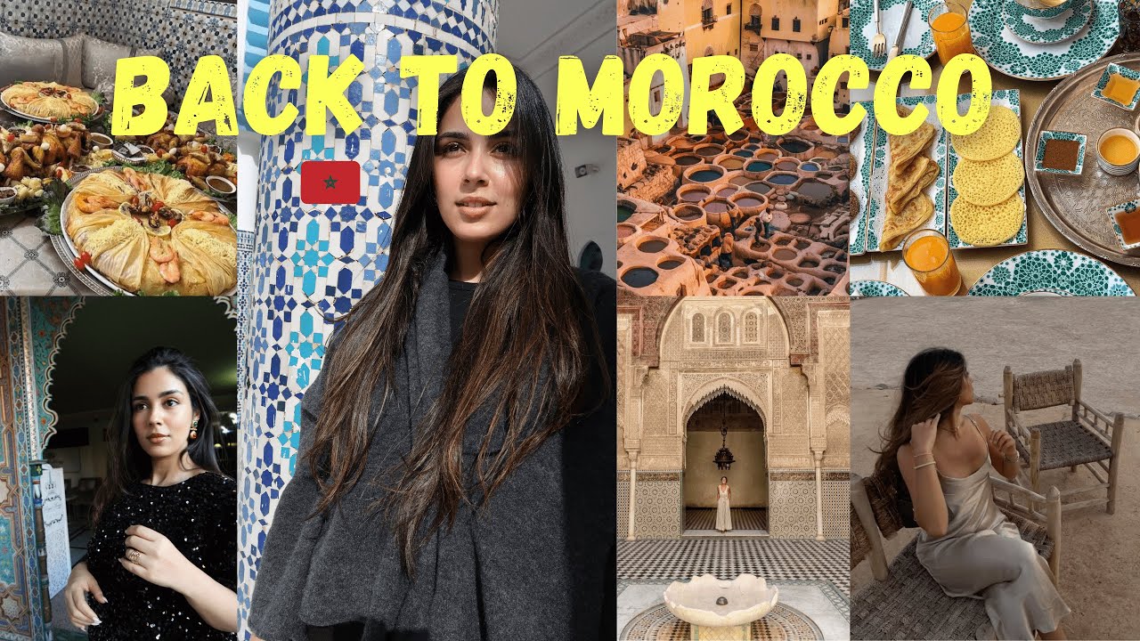 Back to MOROCCO 🇲🇦 : Fes🎨 & Tangier💙 + great food🍤 🍽 + shopping 🤩🛍