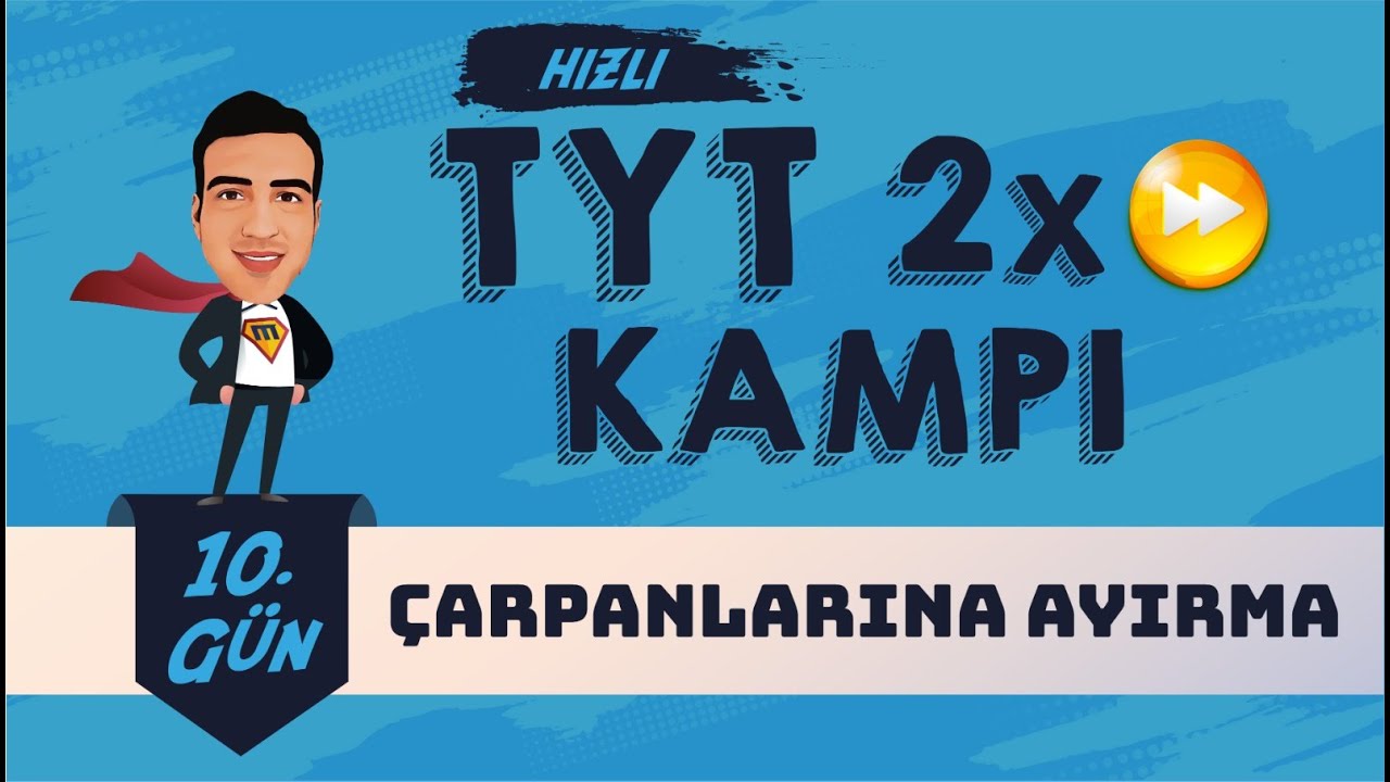 Çarpanlarına Ayırma I TYT 2x Kampı - HızlıI #yks2023
