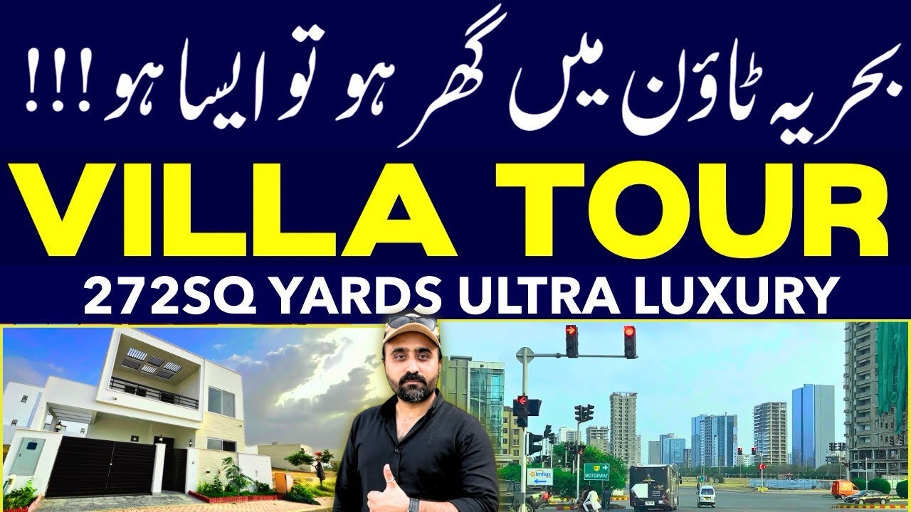 Bahria Town Karachi Main Ghar Ho Tou Aesa | Ultra Luxury 272Sq Yards Villa For Sale In Precinct 6