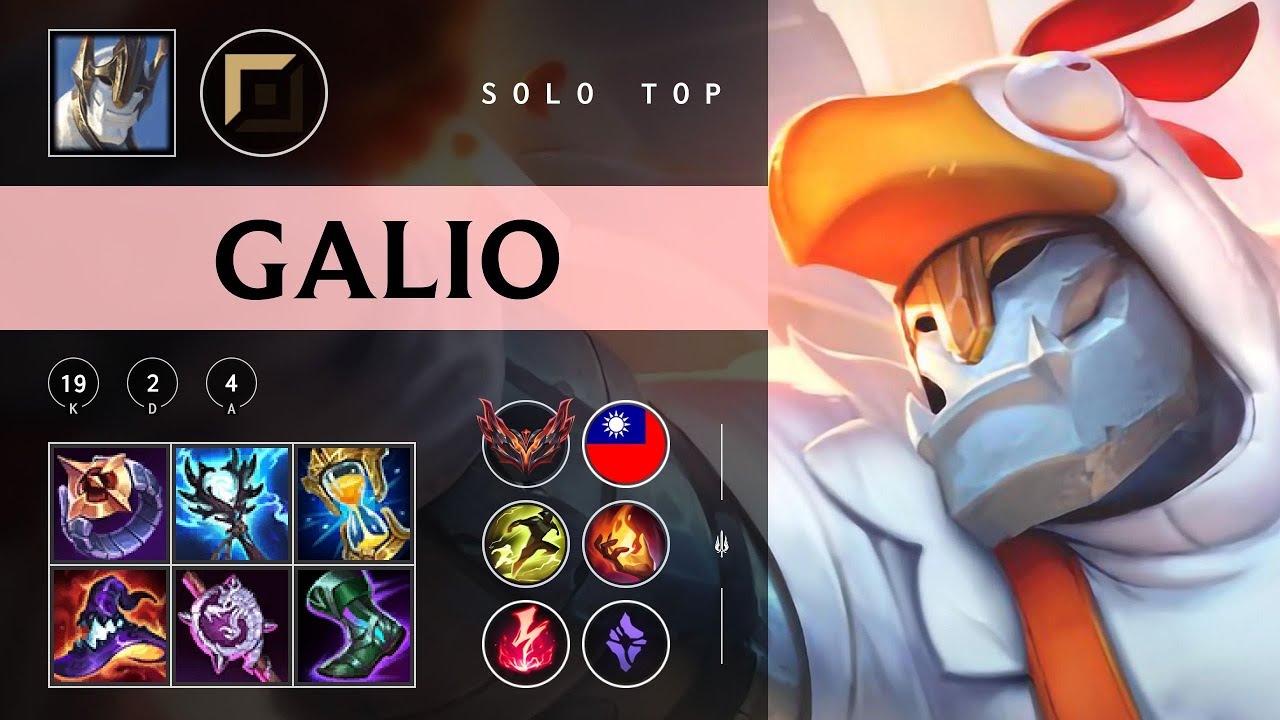 Galio Top vs Fiora - TW Grandmaster Patch 25.24