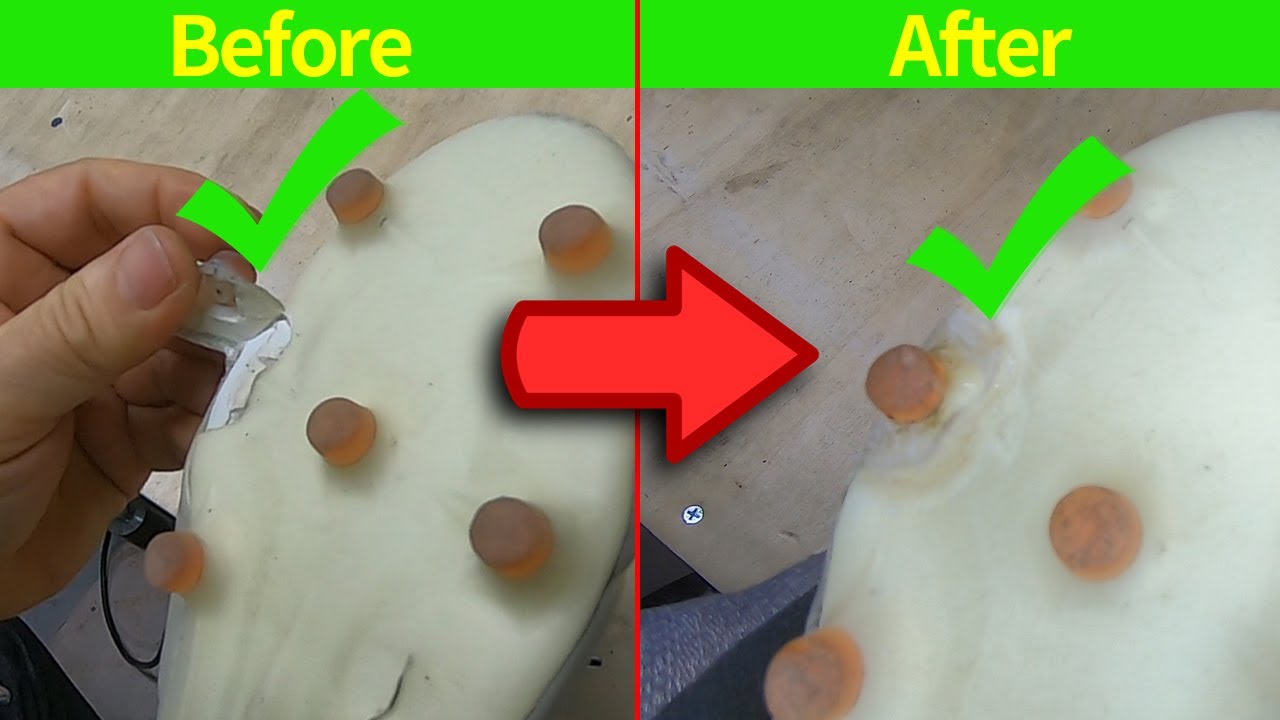 How to repair the sole of a broken soccer shoe - Adidas Predator Mania FG