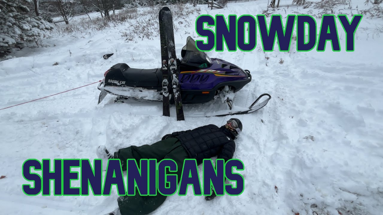 What happens when we get a snowday in Northern Michigan...