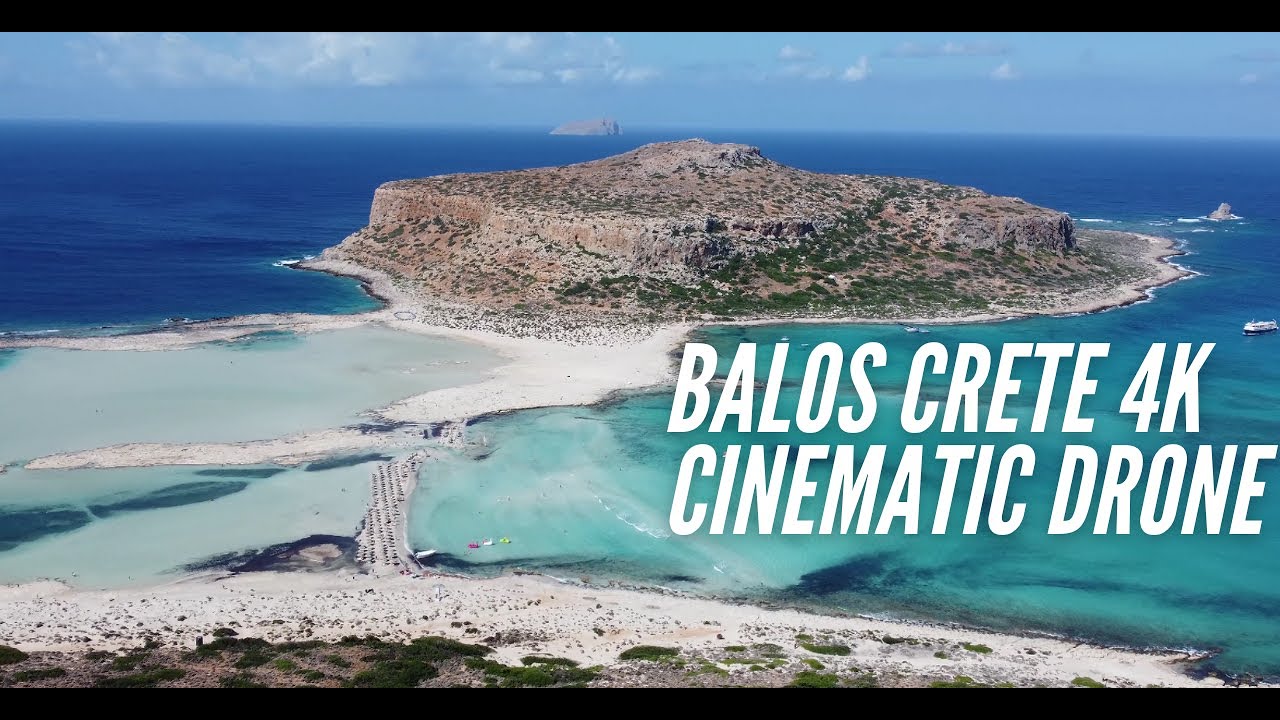 Balos, Crete, Greece, 4K cinematic drone footage