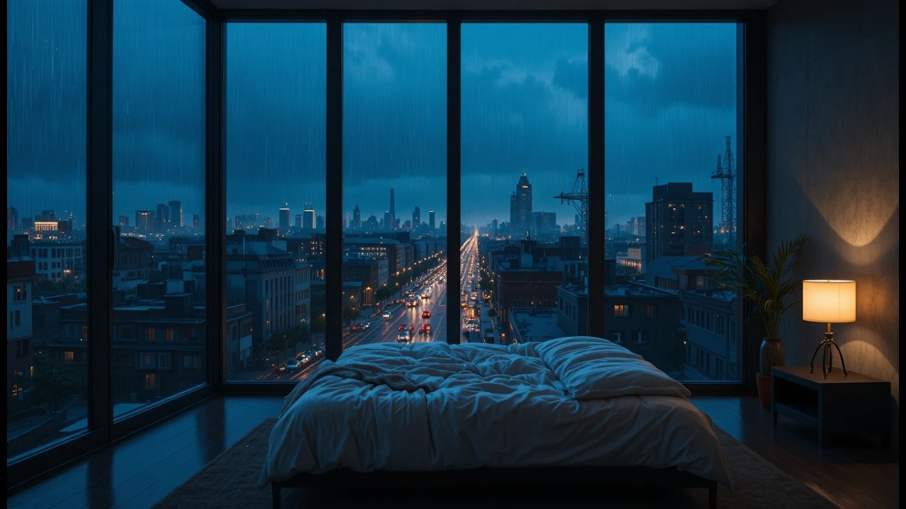Deep Sleep on a Rainy Night -- Sleep FAST, Beat Insomnia & Relax