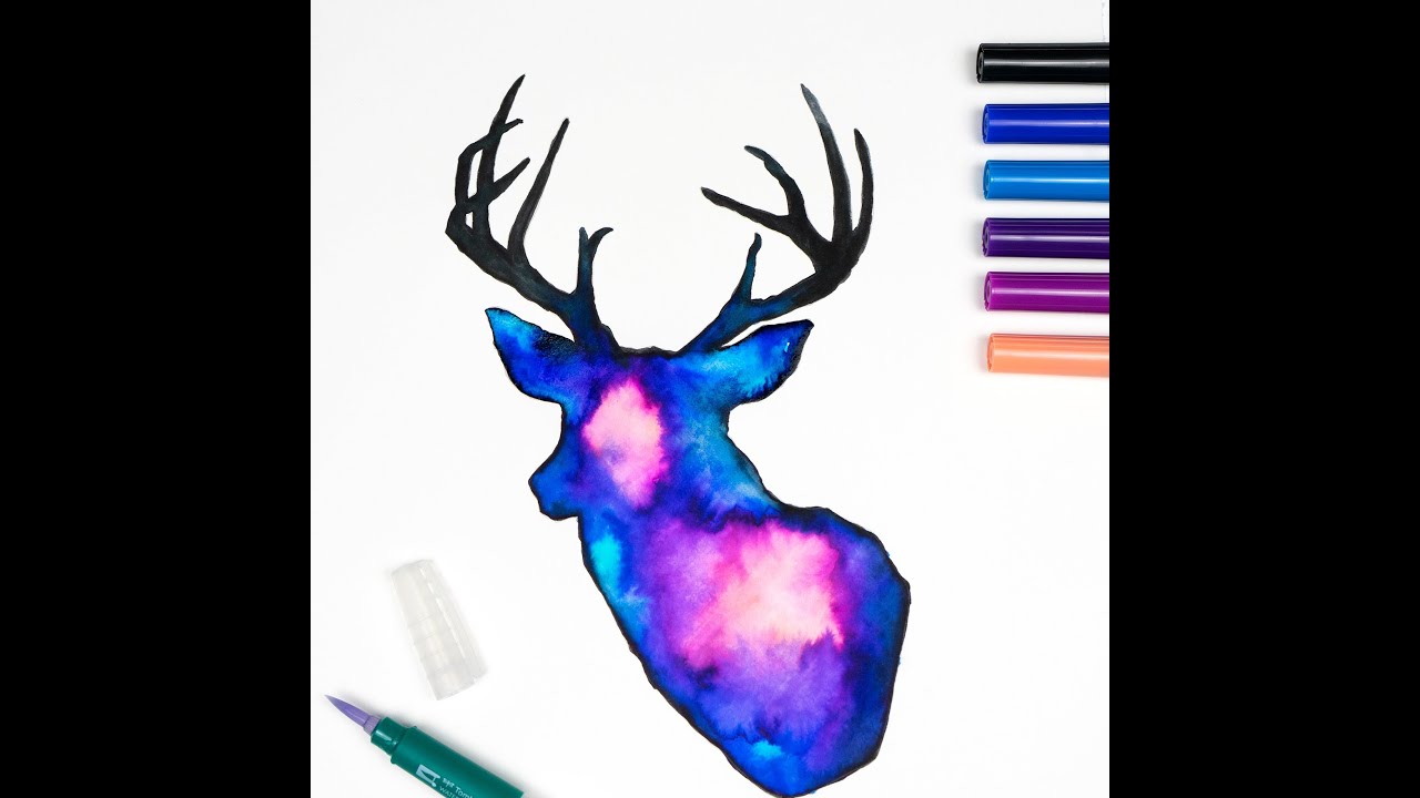Galaxy Art with ABT Dual Brush Pens