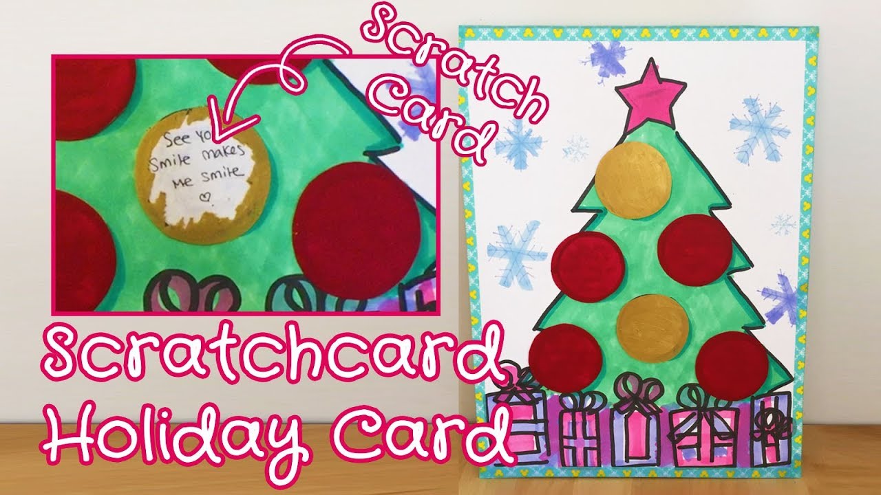 Holiday Card for Boyfriend/Girlfriend - Secret Message Scratch off Card | Sunny DIY