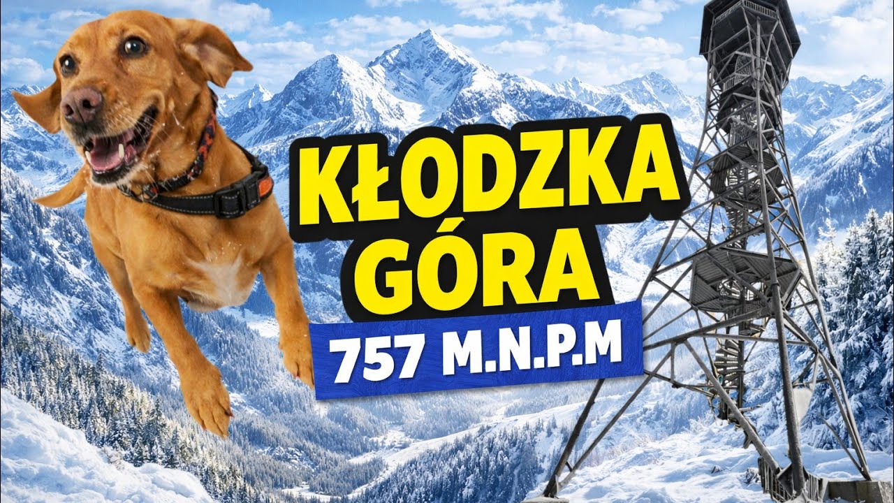 Kłodzka Góra z 10letnim 🐕ZWIAŁO NAS ZE SZLAKU !!🌪
