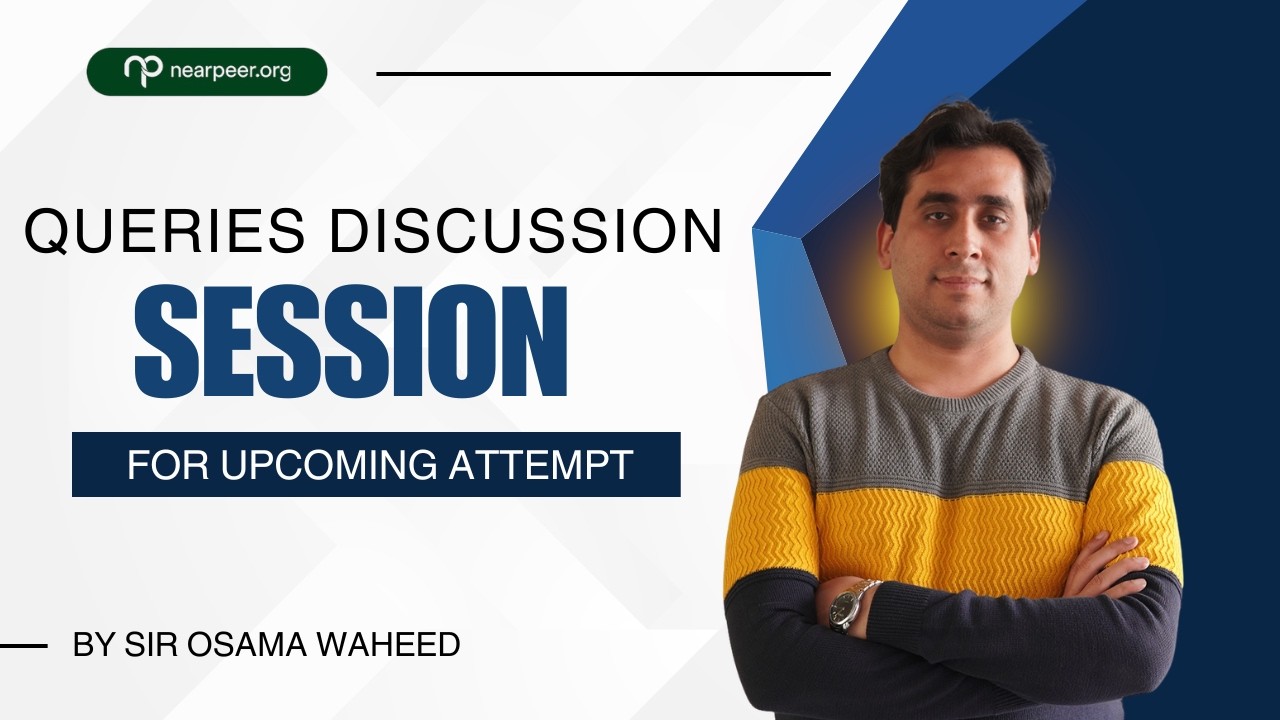 Upcoming CA Attempt Queries Discussion Session 2026 | Sir Osama Waheed Complete Guidance l #icap #ca