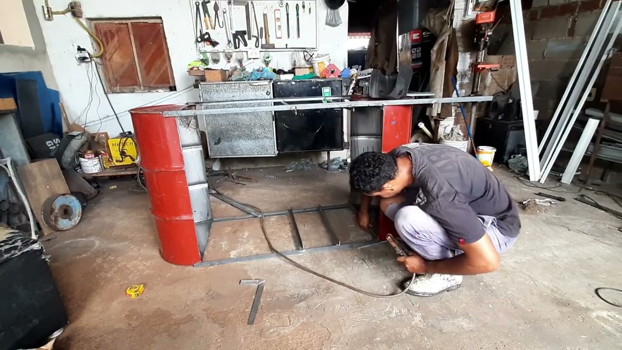 Churrasqueira de tambor