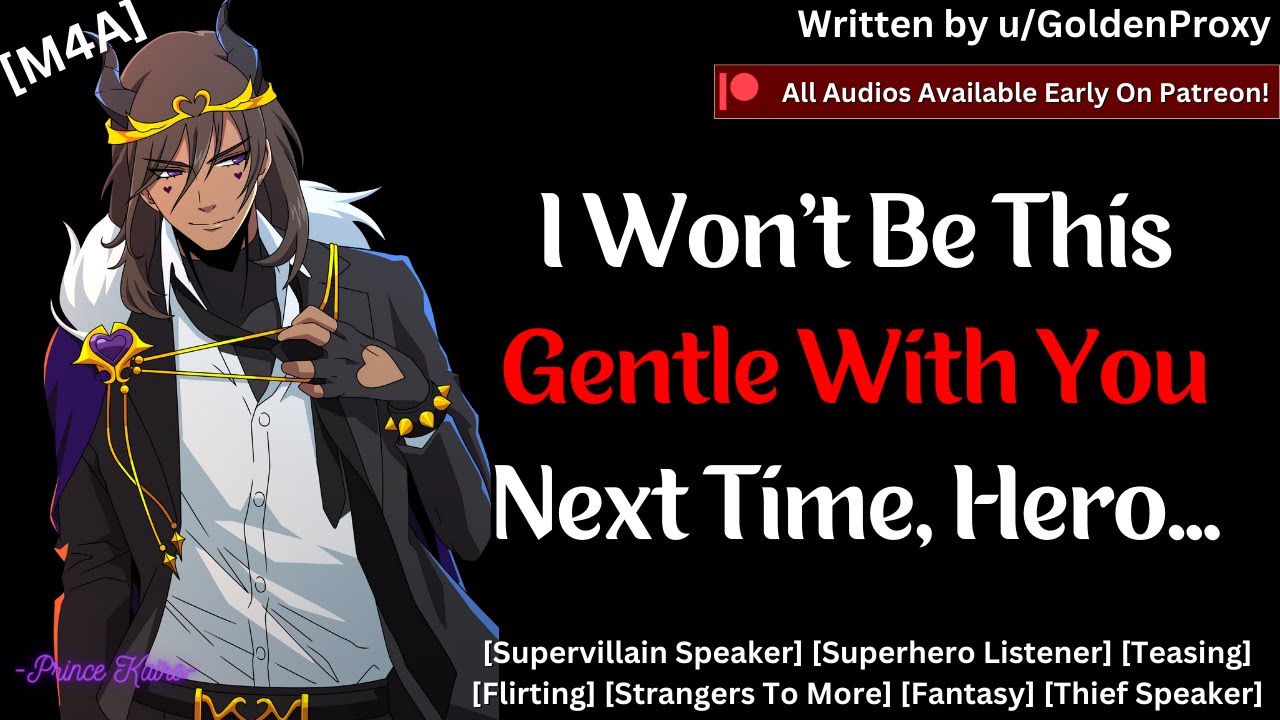 [M4A] Falling For A Flirty Supervillain [Supervillain Speaker] [Hero Listener] [Teasing]