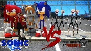 Sonic all male characters VS Marionette army EPIC BATTLE