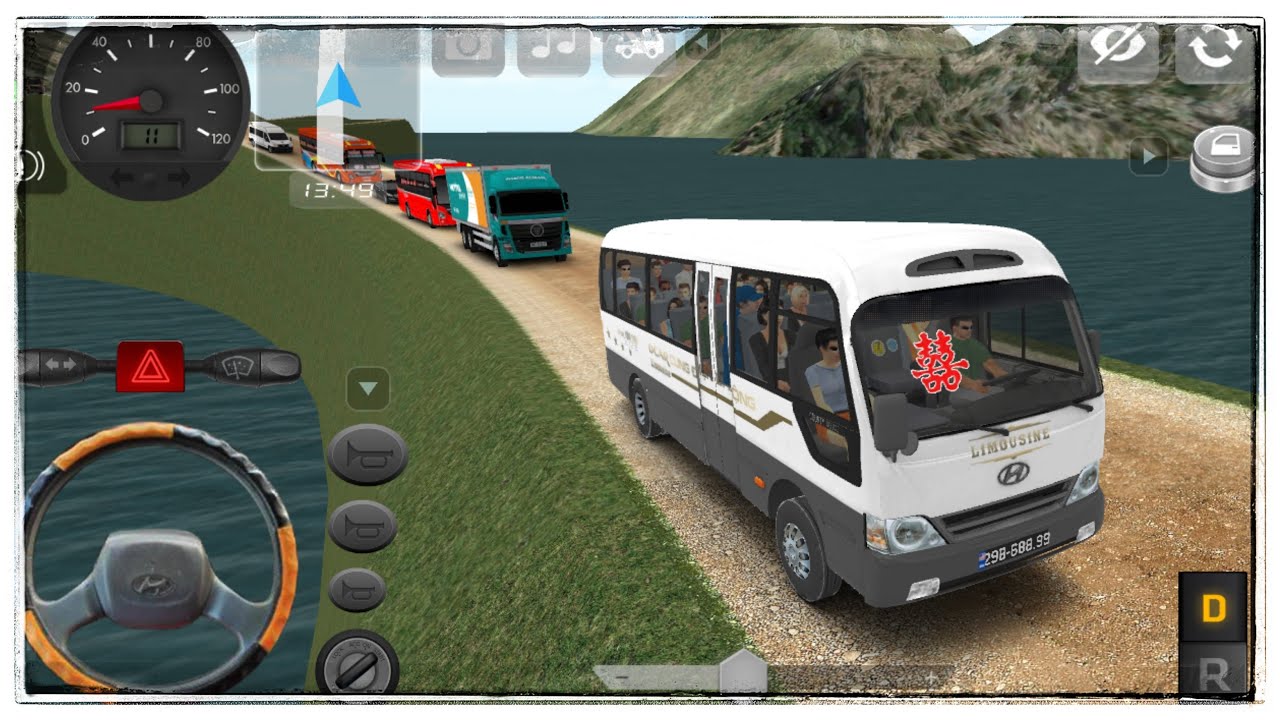 Minibus Simulator Vietnam #3 Hyundai County Driving In City - New Games 2021