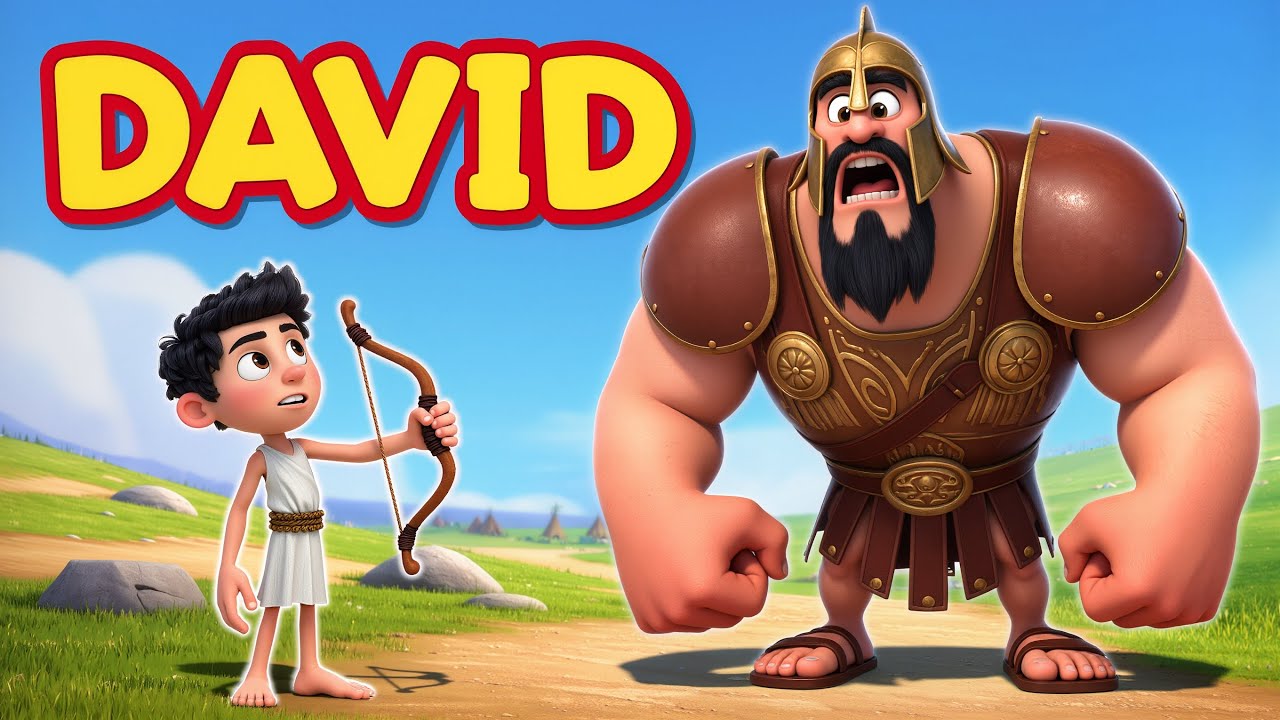 The Story of David and Goliath Song /Bible Songs for kids/Christian song for kids#christiankids
