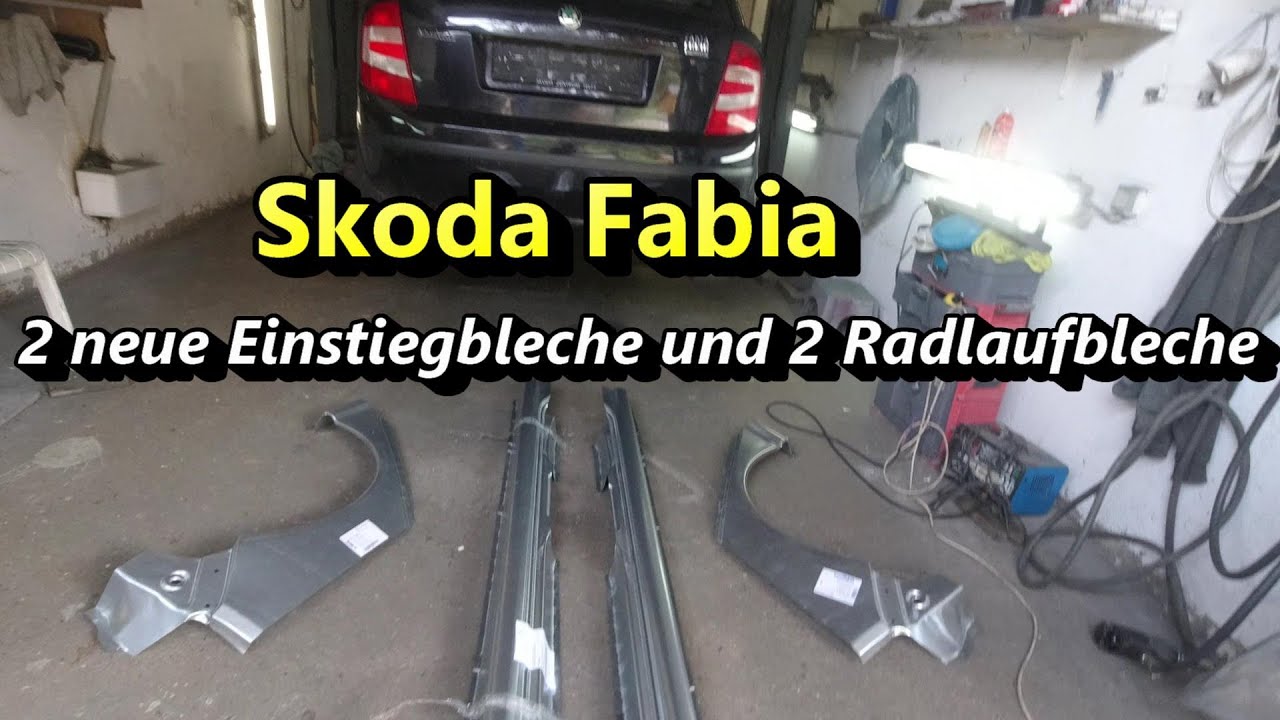 Radläufe und Einstiegs Bleche einschweißen - Skoda Fabia