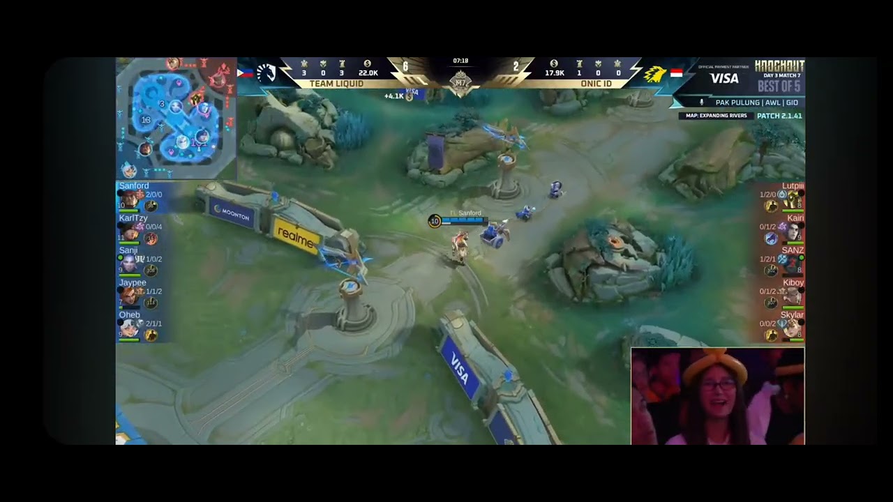 Onic VS TLPH knockout match 9 Day 3 game 2