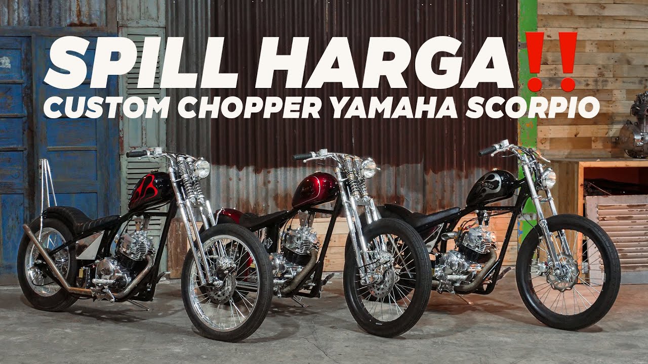 CHOPPER MESIN SCORPIO MULAI HARGA
