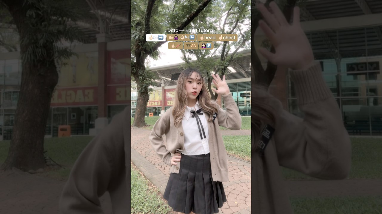 NEWJEANS - DITTO HAND TUTORIAL 🐇 altho it's not ditto season anymore.. dc: ctto #newjeans #ditto