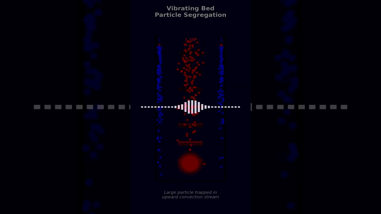 {
  "prompt": "Produce a visually captivating video about the 'Brazil Nut Effect' (Granular Conve...