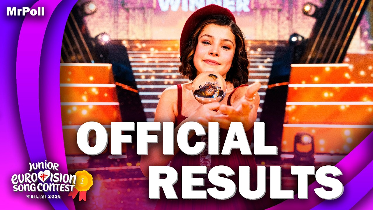 Junior Eurovision Song Contest 2025 | OFFICIAL RESULTS