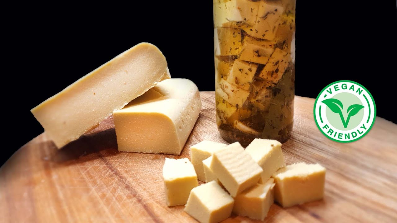 QUESO VEGANO SEMI DURO + QUESO MARINADO - soyvelen