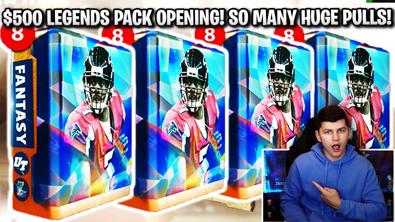 INSANE $500 LEGEND PACK OPENING! SO MANY HUGE PULLS! FULL LEGENDS AND MORE! | MADDEN 22