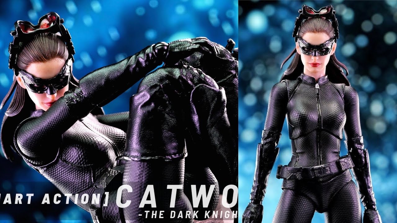 New Batman Catwoman TDKR 1/12 scale figure Inart in hand images Issac Wong preorder at Titan Toyz 