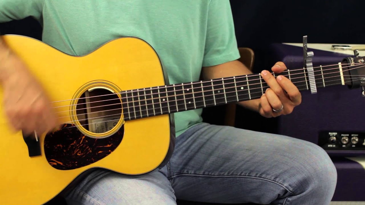 Eli Young Band - Crazy Girl - Acoustic Guitar Lesson - Easy Country Song