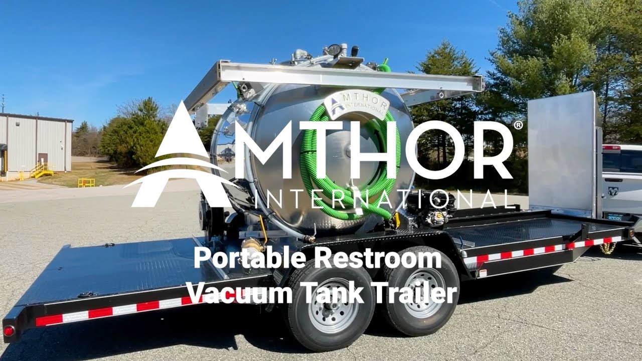 Amthor International - Portable Restroom Vacuum Tank Trailer