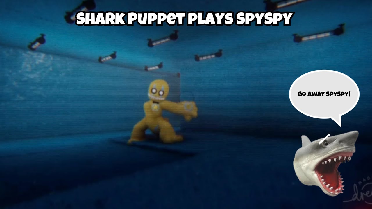 Фильм SB: Акула Паппет играет в SpySpy!