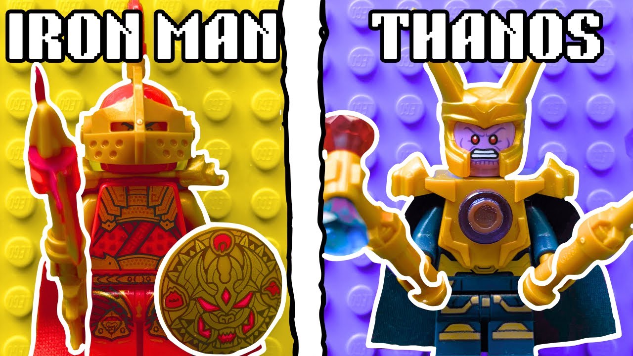 I Transformed MARVEL Characters into LEGO Fantasy Minifigures!