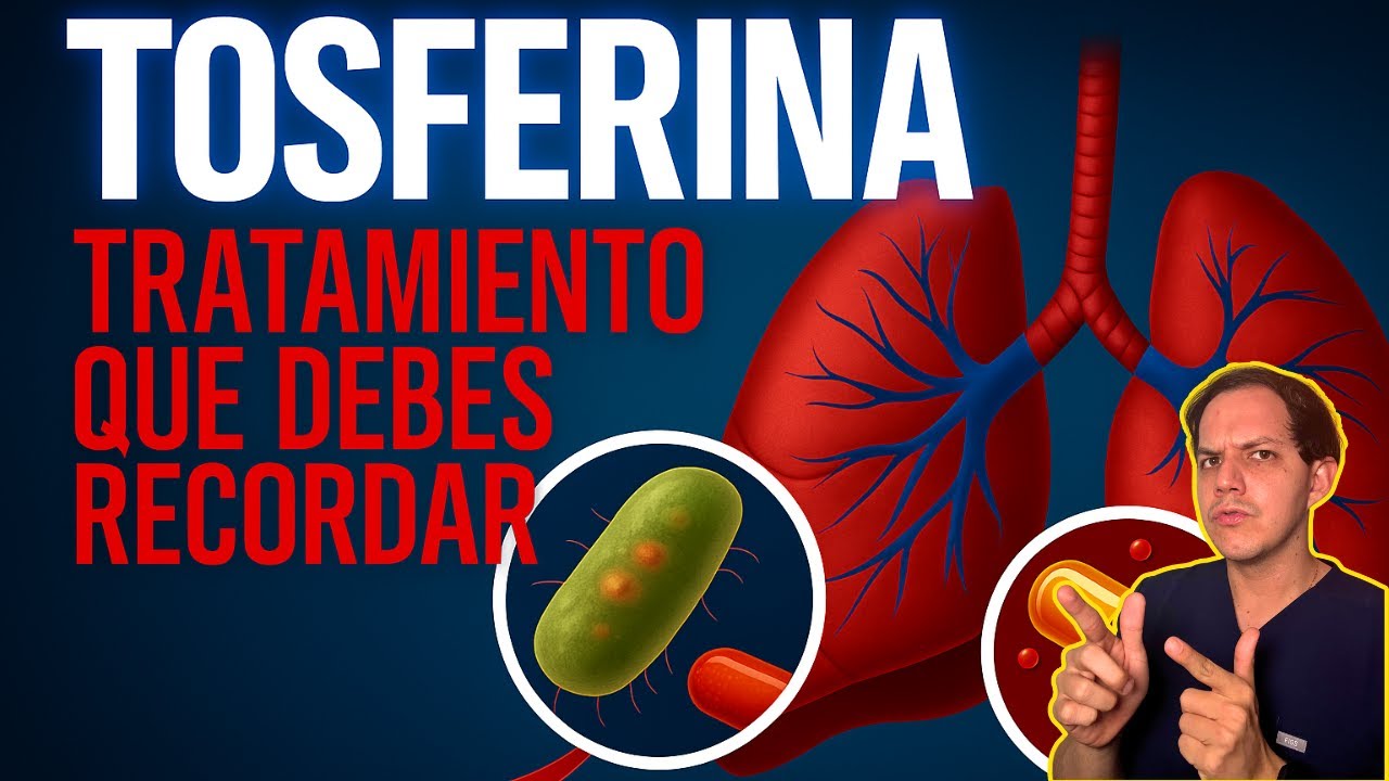 ¡Cuidado! Así se TRATA la TOSFERINA en niños l Farmacotips