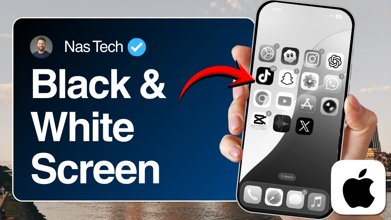 How To Turn Your iPhone Screen Black And White