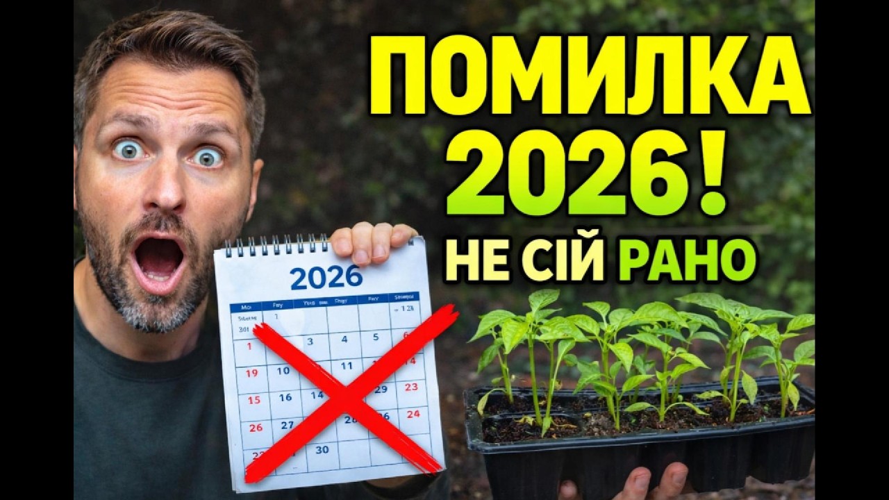 Строки посадки перцю у 2026 році - не прогавте цей момент.