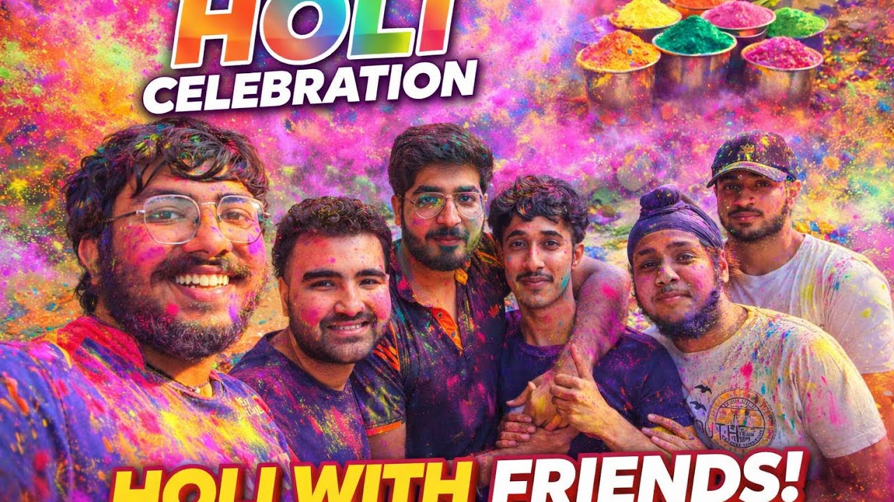 Holi Hai!!! 🌈🎉 | Unlimited Fun with Friends.         #happyholi 