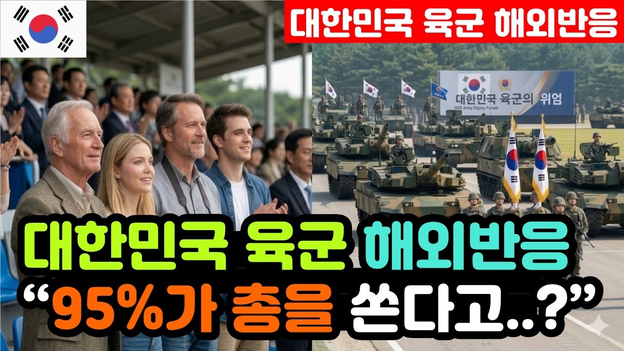 [해외반응] 세계 최강 대한민국 육군 해외네티즌 반응은? 