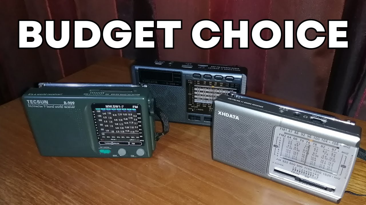 Which one to choose? Comparing the XHDATA D-219, D-368 and Tecsun R-909 #shortwave #radio