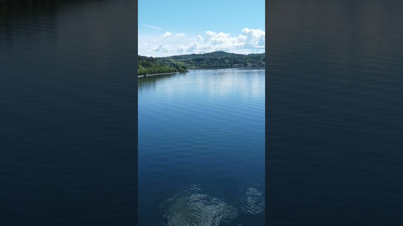 Bellissimo Lago di Viverone 😍 #viaggio #lago #drone