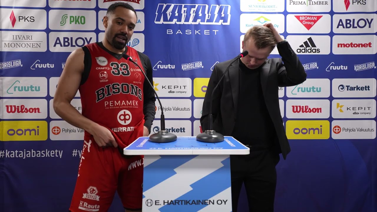 E. Hartikainen Oy Lehdistötilaisuus | Kataja Basket vs Bisons Loimaa | 86-74 (33-30) | 14.2.2026