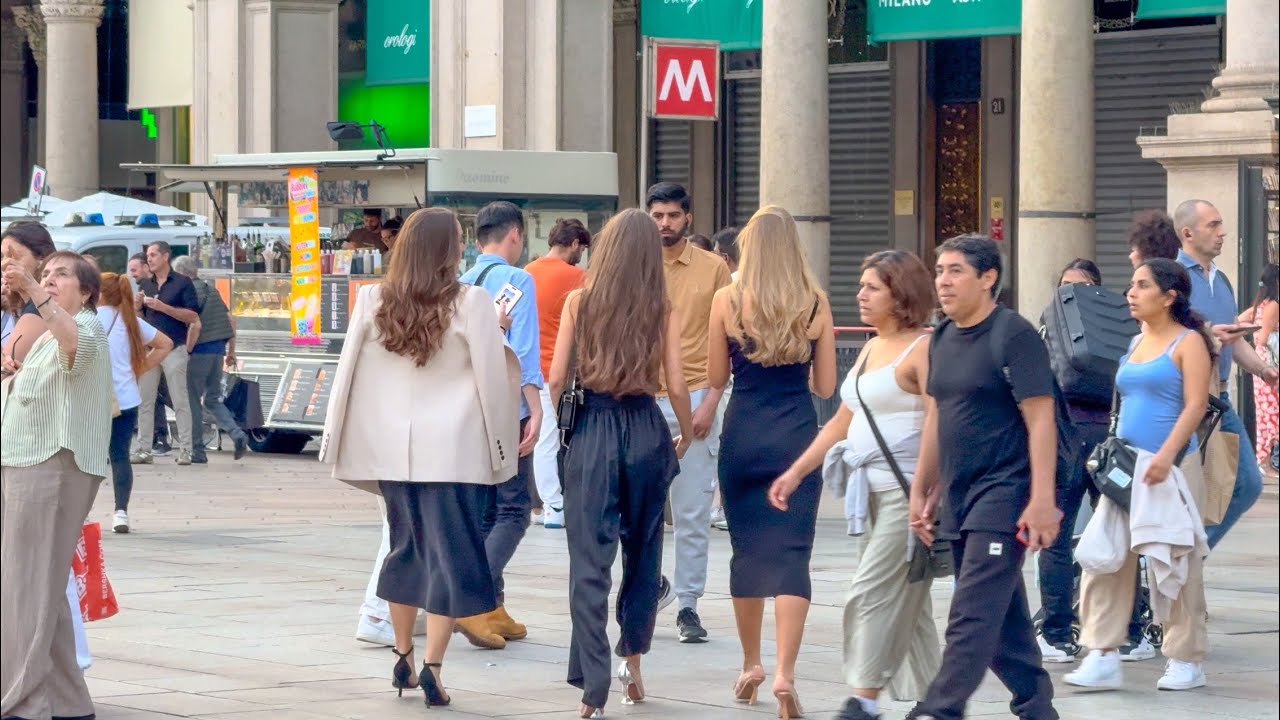 Milan, Italy 🇮🇹 - Summer 2024 - 4K 60fps HDR Walking Tour