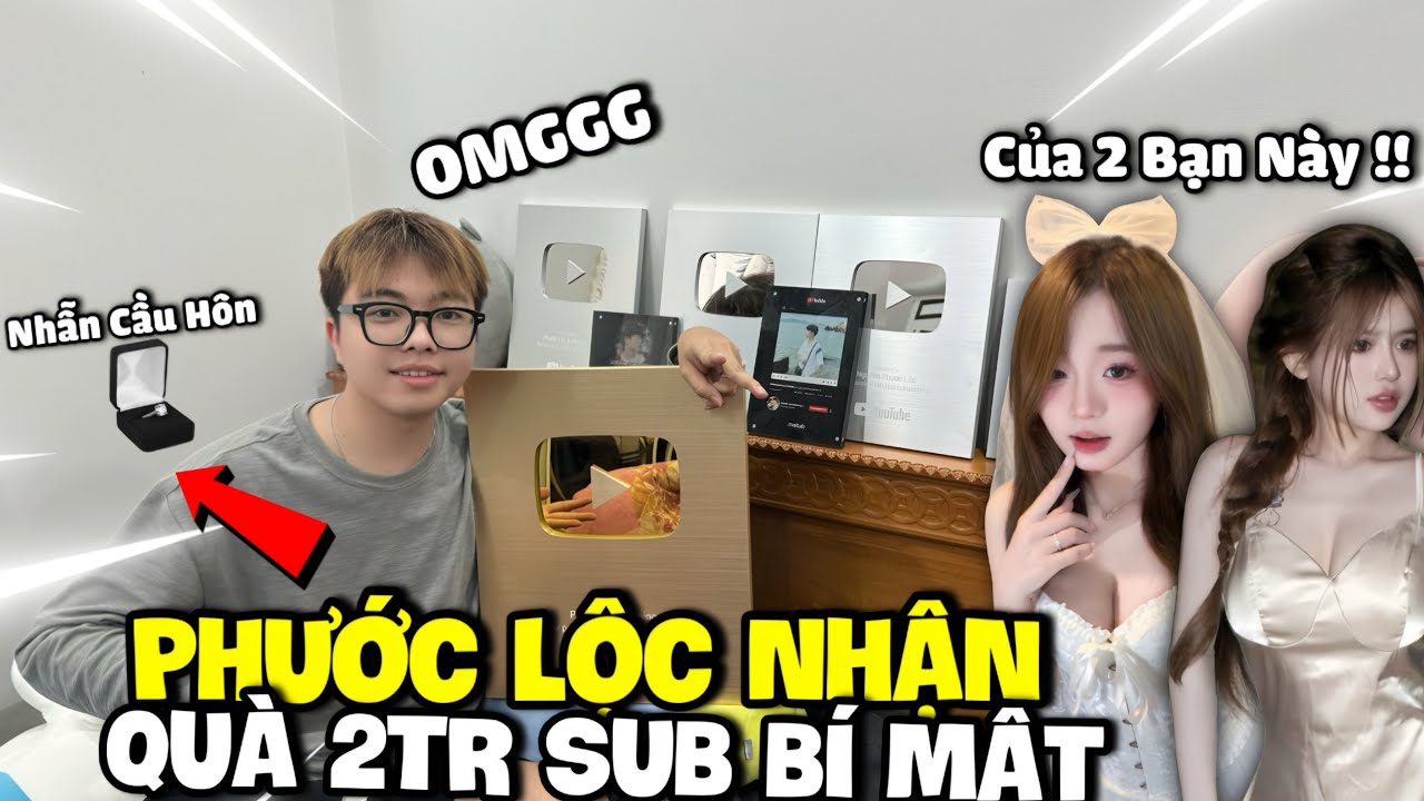 Phước Lộc Bất Ngờ Nhận Quà Của ” Bình An Và Phương Thy” Ăn Mừng 2TRiệu Sub Và Cái Kết !!!