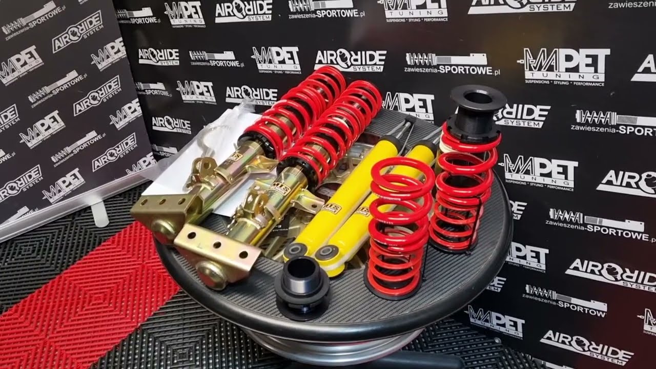 Gwint Zawieszenie Gwintowane MTS Technik z Eibach - BMW E36 wersja Street - MAPET-TUNING - UNBOXING