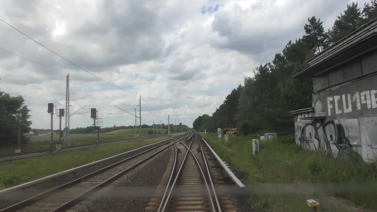 Führerstandsmitfahrt S-Bahn Berlin von Königs Wusterhausen nach Westend  auf der S46 mit BR 485