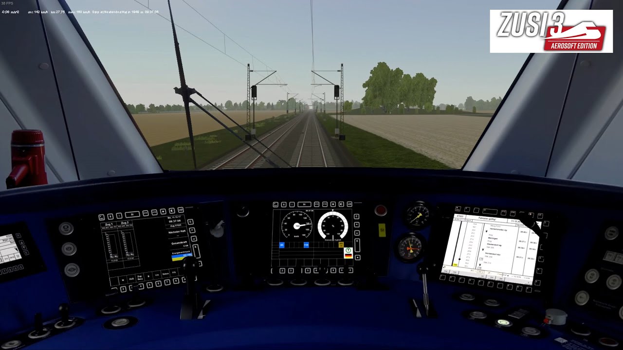 Zusi 3 Aerosoft Edition. Realistyczny symulator kolei niemieckiej powraca na kanał.