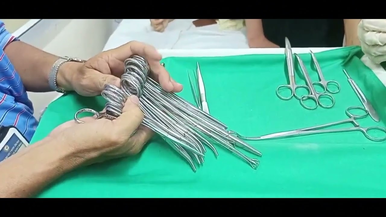 soạn mâm dụng cụ ctump